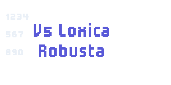 V5 Loxica Robusta font