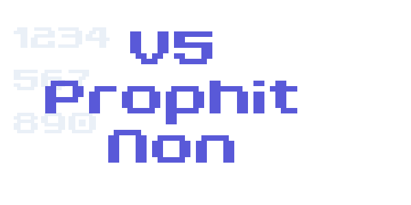 V5 Prophit Non font