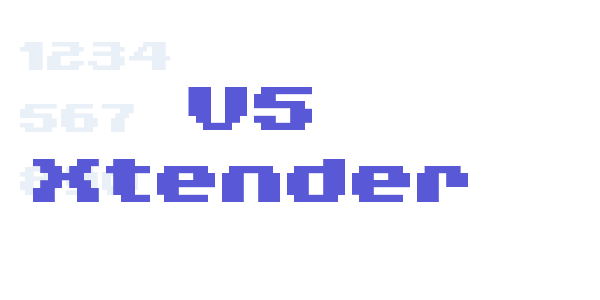 V5 Xtender font