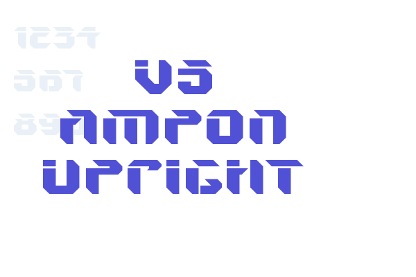 V5 Ampon Upright Font Download