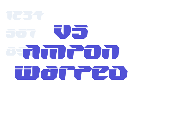 V5 Ampon Warped Font Download