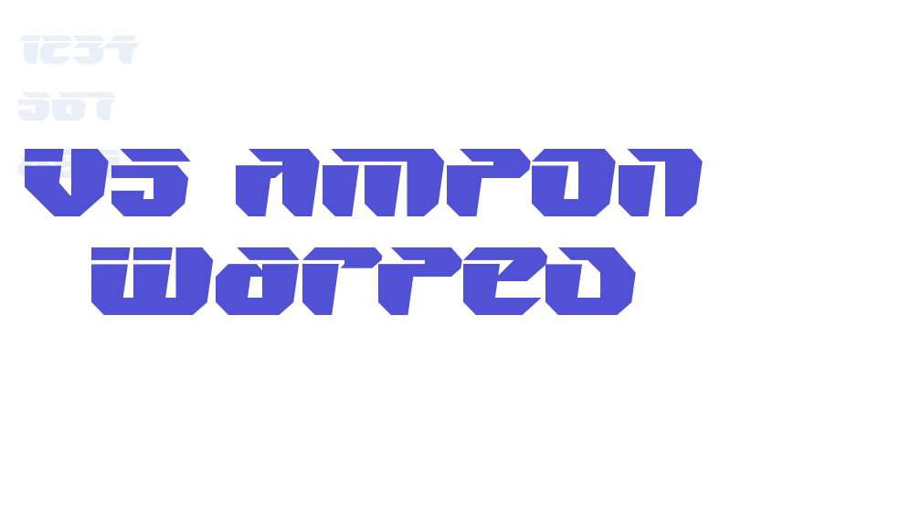 V5 Ampon Warped-font-download