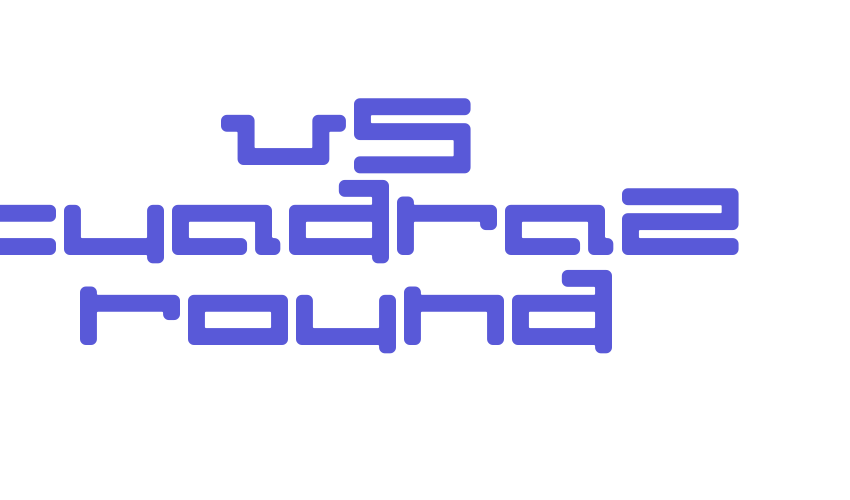 V5 Cuadra2 Round Font Download