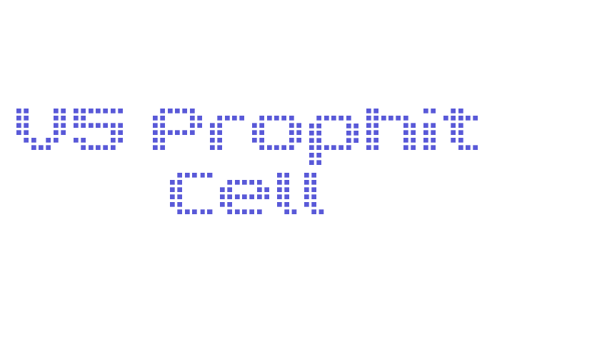 V5 Prophit Cell Font Download