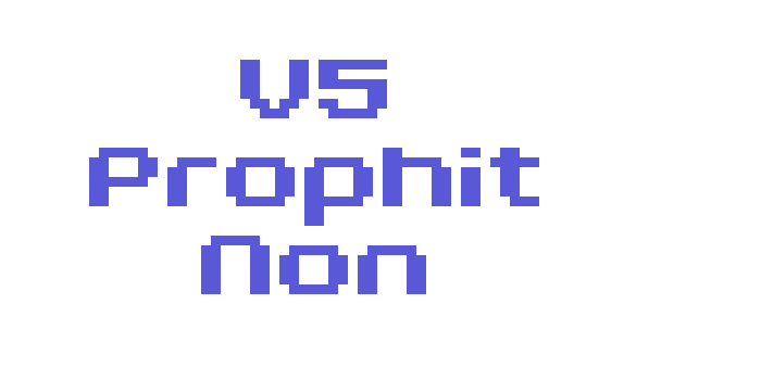 V5 Prophit Non Font Download