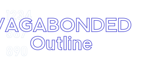VAGABONDED Outline-font-download