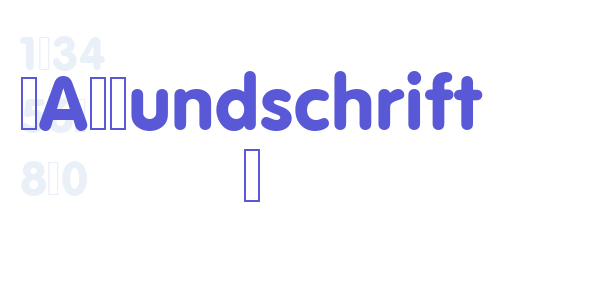 VAGRundschrift D font free