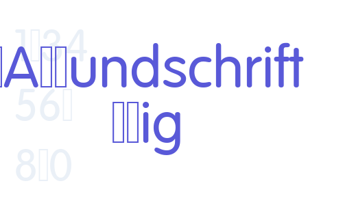 VAGRundschrift DLig Font Download