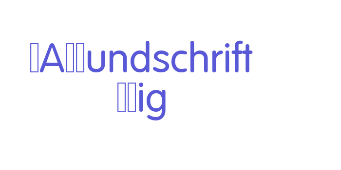 Download VAGRundschrift DLig Font