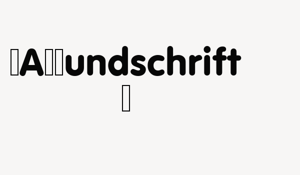 VAGRundschrift D Font