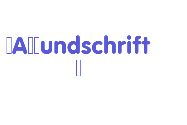 VAGRundschrift D Font