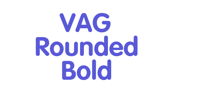 VAG Rounded Bold Font Download