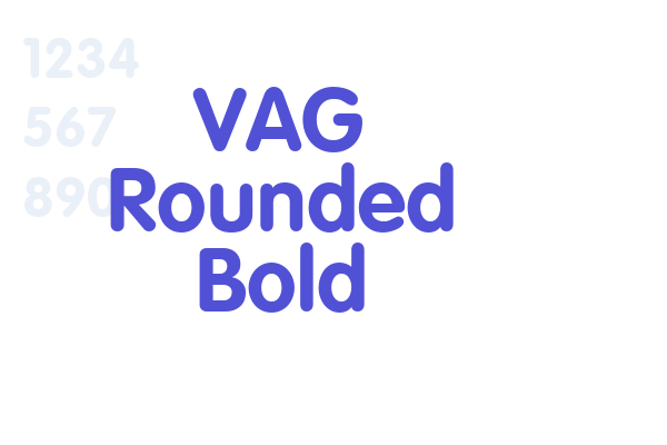 VAG Rounded Bold