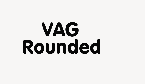 VAG Rounded Font