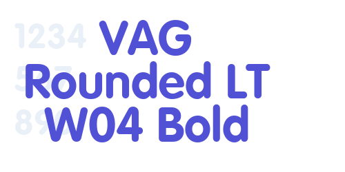 VAG Rounded LT W04 Bold-font-download