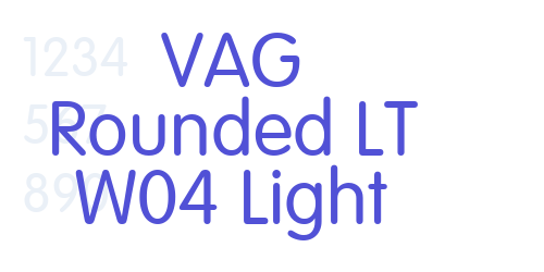 VAG Rounded LT W04 Light-font-download