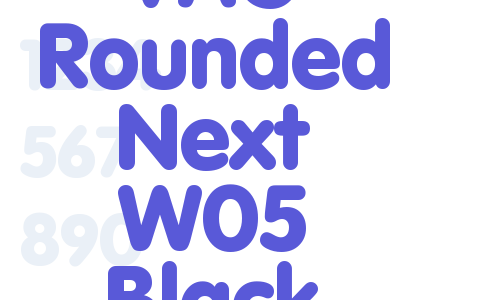 VAG Rounded Next W05 Black Font Download