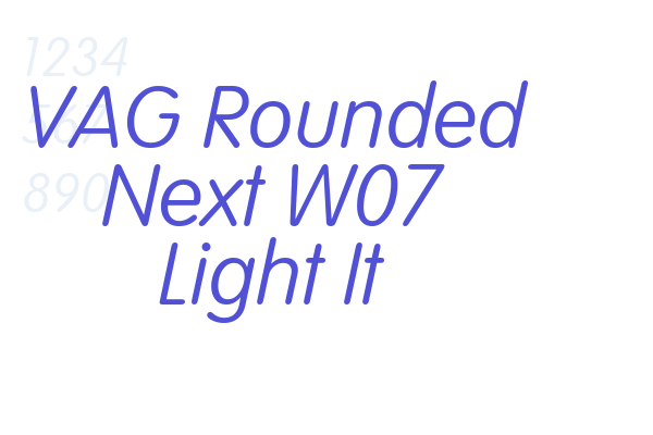 VAG Rounded Next W07 Light It