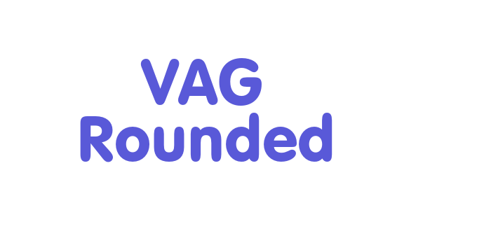 VAG Rounded Font Download