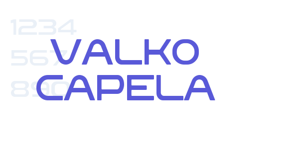 VALKO CAPELA font free