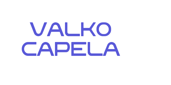 VALKO CAPELA Font Download