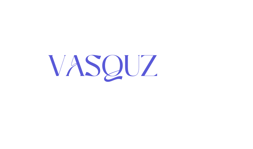 VASQUZ Font