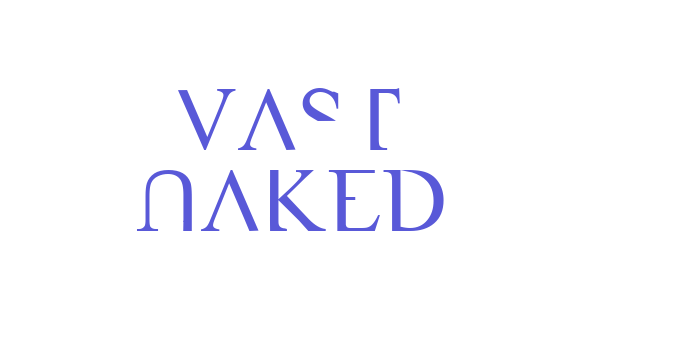 VAST Naked Font Download