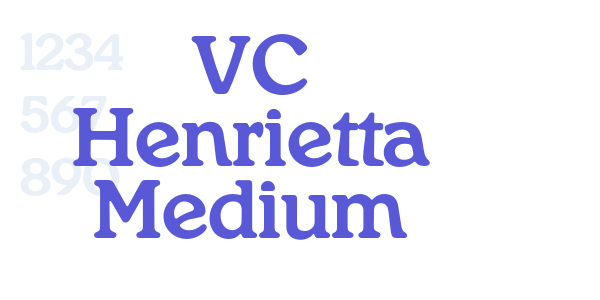 VC Henrietta Medium font free