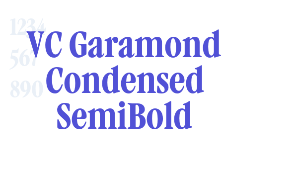 VC Garamond Condensed SemiBold font download