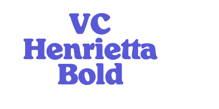 VC Henrietta Bold Font Download