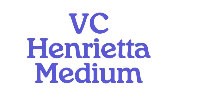 VC Henrietta Medium Font Download