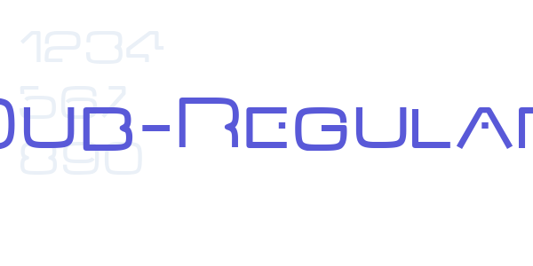 VDub-Regular font free