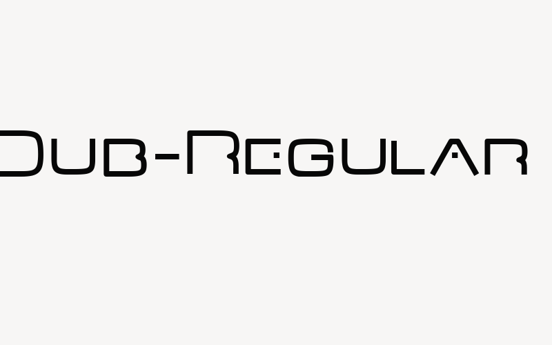 VDub-Regular Font