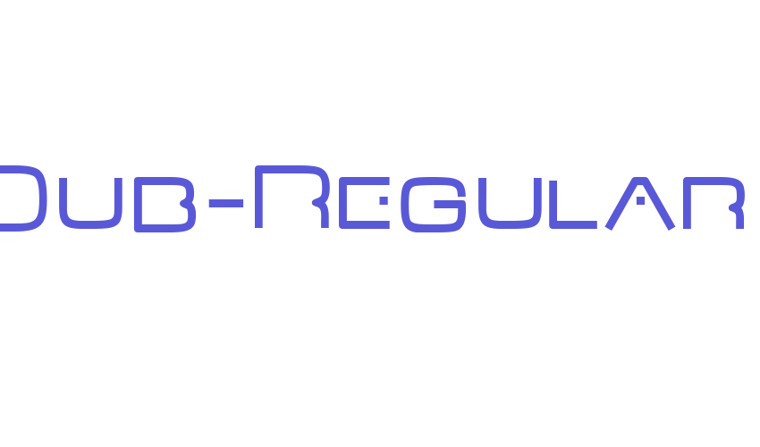 VDub-Regular Font