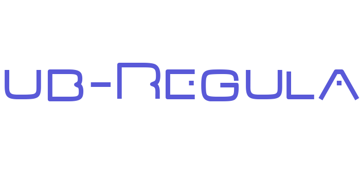 VDub-Regular Font