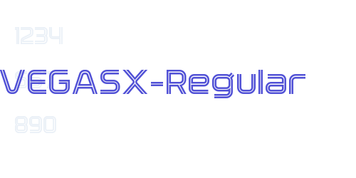 VEGASX-Regular-font-download