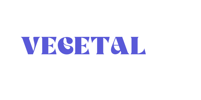 VEGETAL Font Download