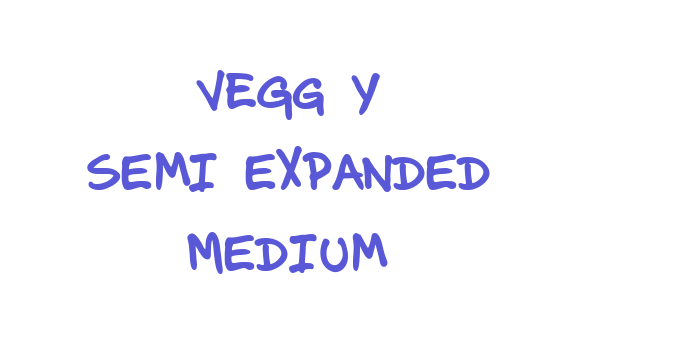 VEGg Y Semi-expanded Medium Font Download