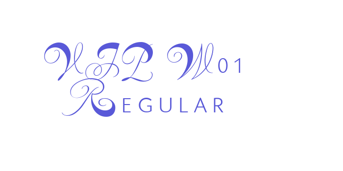 VIP W01 Regular Font Download