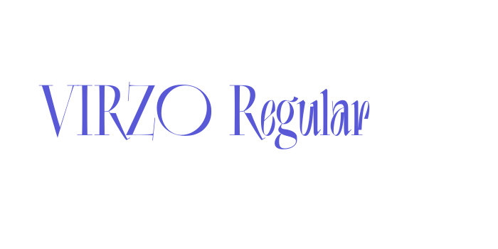 VIRZO Regular Font Download