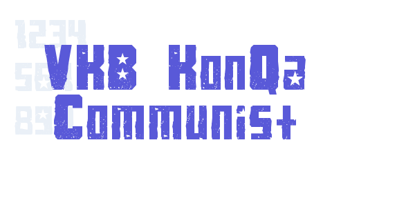 VKB KonQa Communist font free