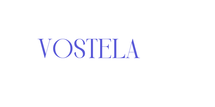 VOSTELA Font Download