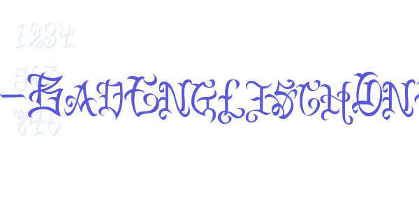 VTC-BadEnglischOne font