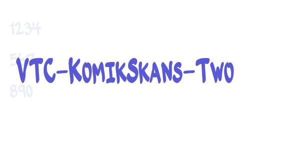 VTC-KomikSkans-Two font free