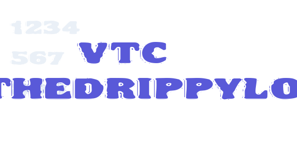 VTC NightOfTheDrippyLowCaps font free