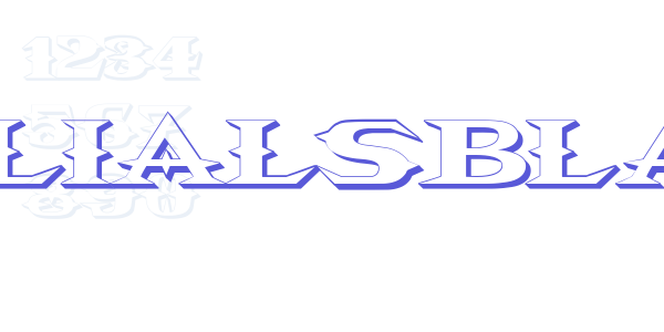 VTCBelialsBlade3d font