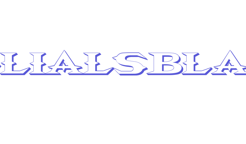 VTCBelialsBlade3d Font Download