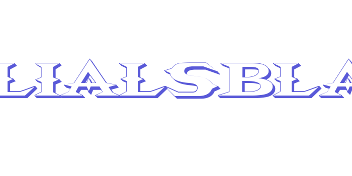 VTCBelialsBlade3d Font Download