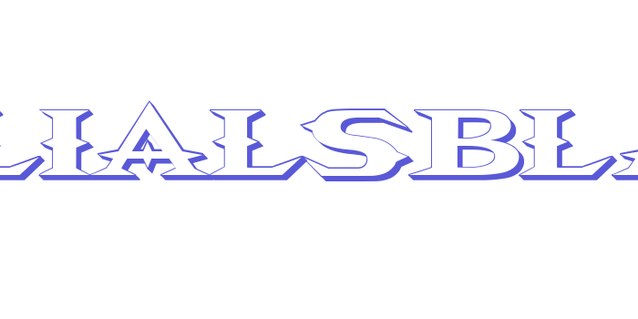 VTCBelialsBlade3d Font