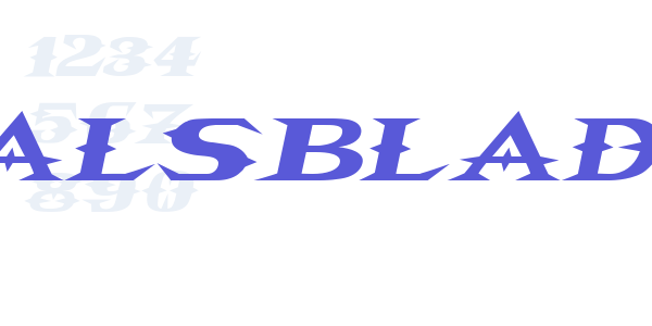 VTCBelialsBladeItalic font free